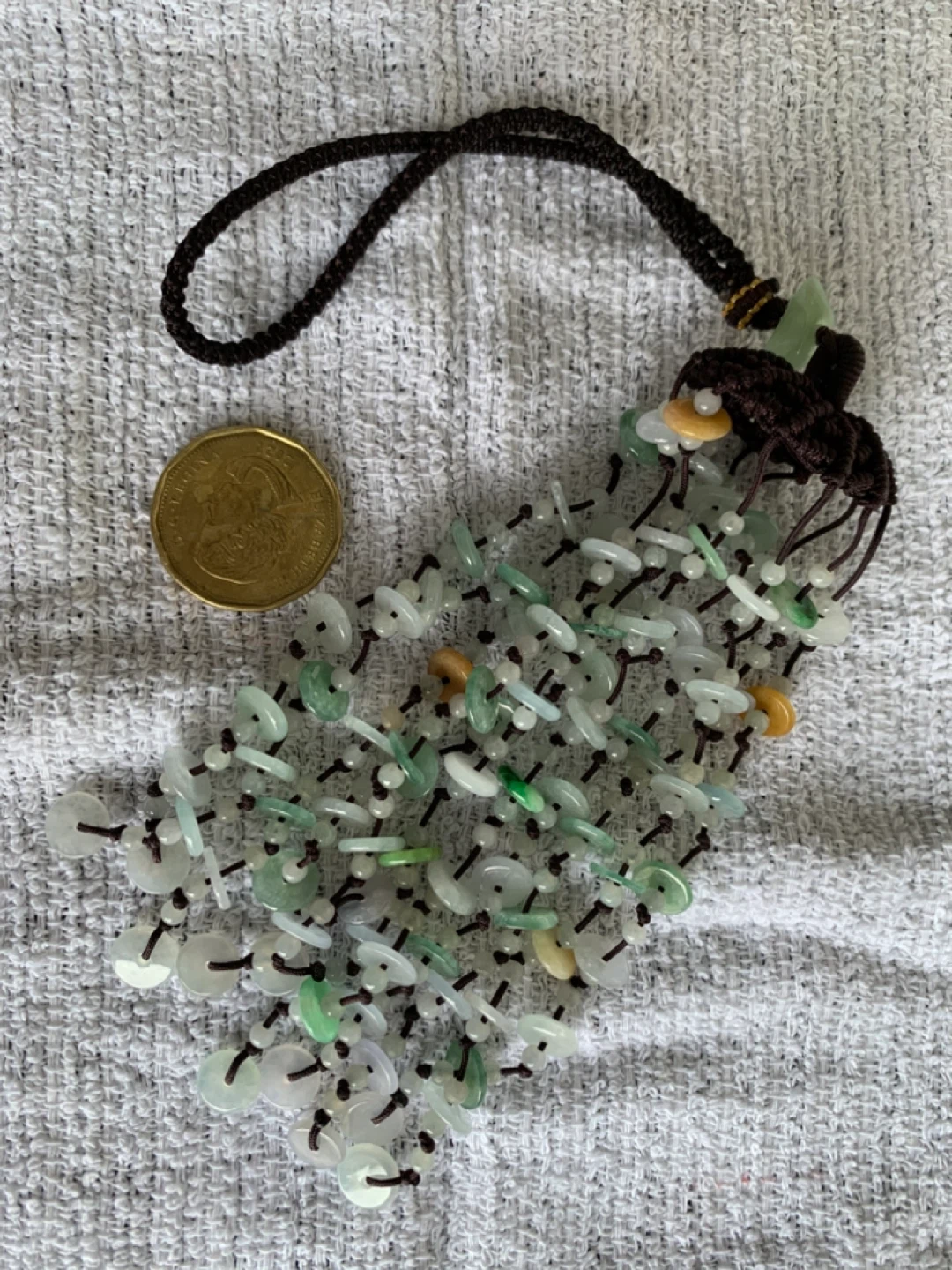 Very Cute Certified Grade A Burmese Jadeite Wind Chime - photo 5