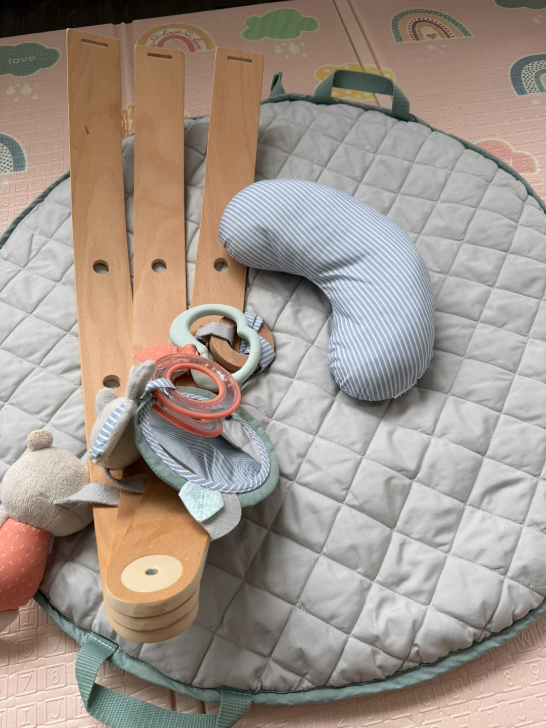 Baby Play Gym with Mat and Toys - photo 3