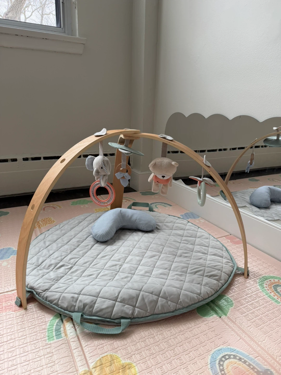 Baby Play Gym with Mat and Toys