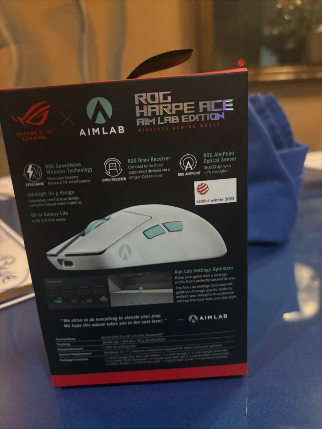 ROG Harpe Ace Aim Lab Edition Wireless Gaming Mouse - photo 3