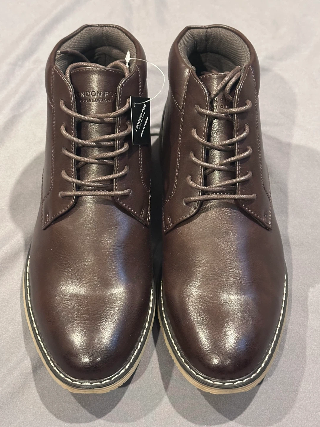 London Fog Men's Chukka Boots Brown Size 8M