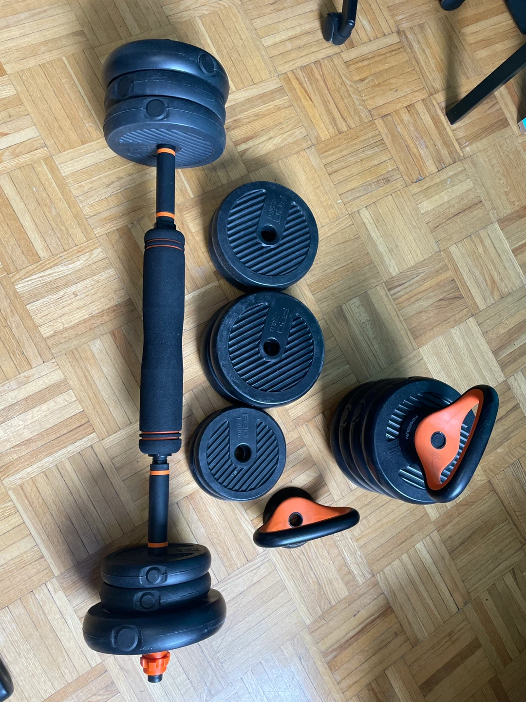 FeiDun Adjustable Dumbbell Set with Weights