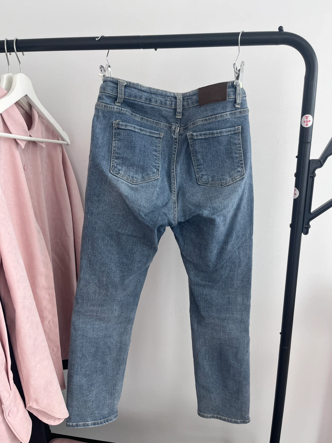 Korea design brand: Women's Blue Denim Jeans - photo 2
