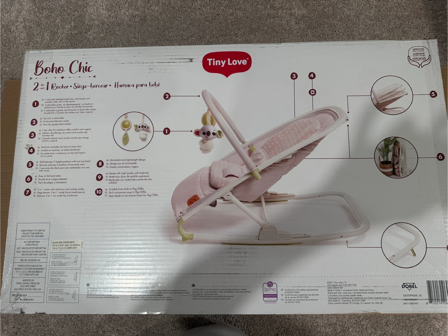 Tiny Love Boho Chic 2-in-1 Rocker