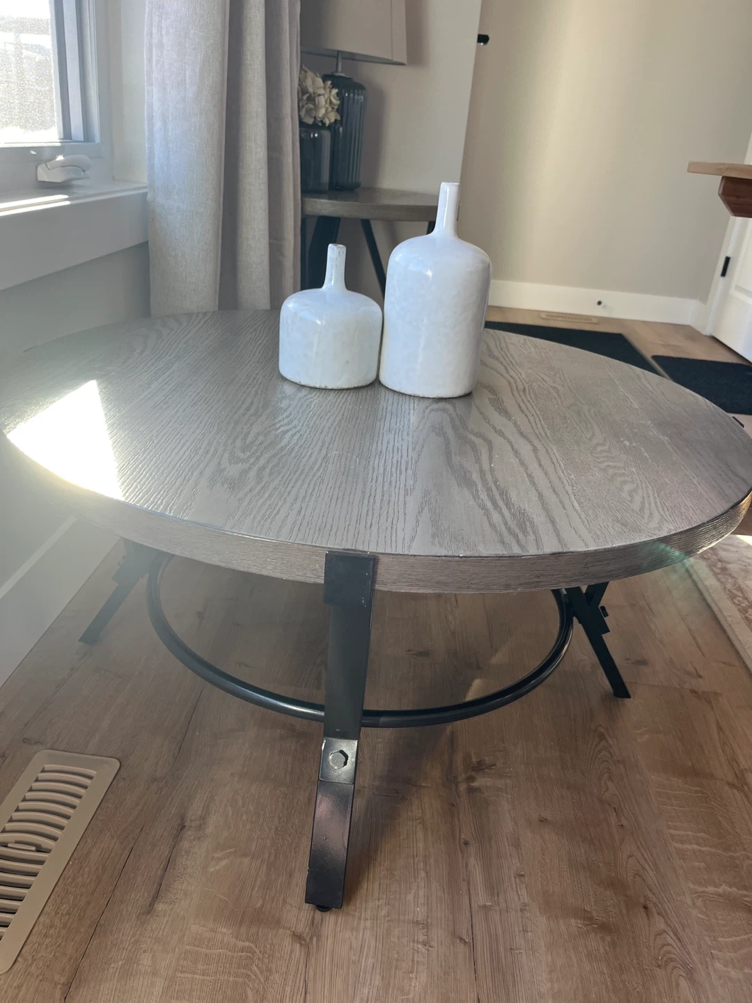 Round Wood Coffee Table