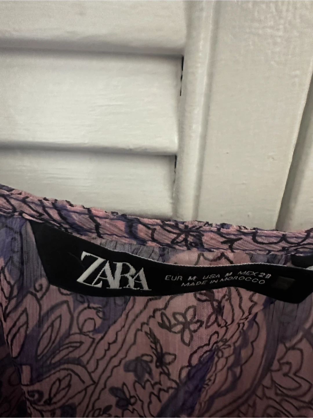 ZARA Paisley Print Top - Medium - photo 3