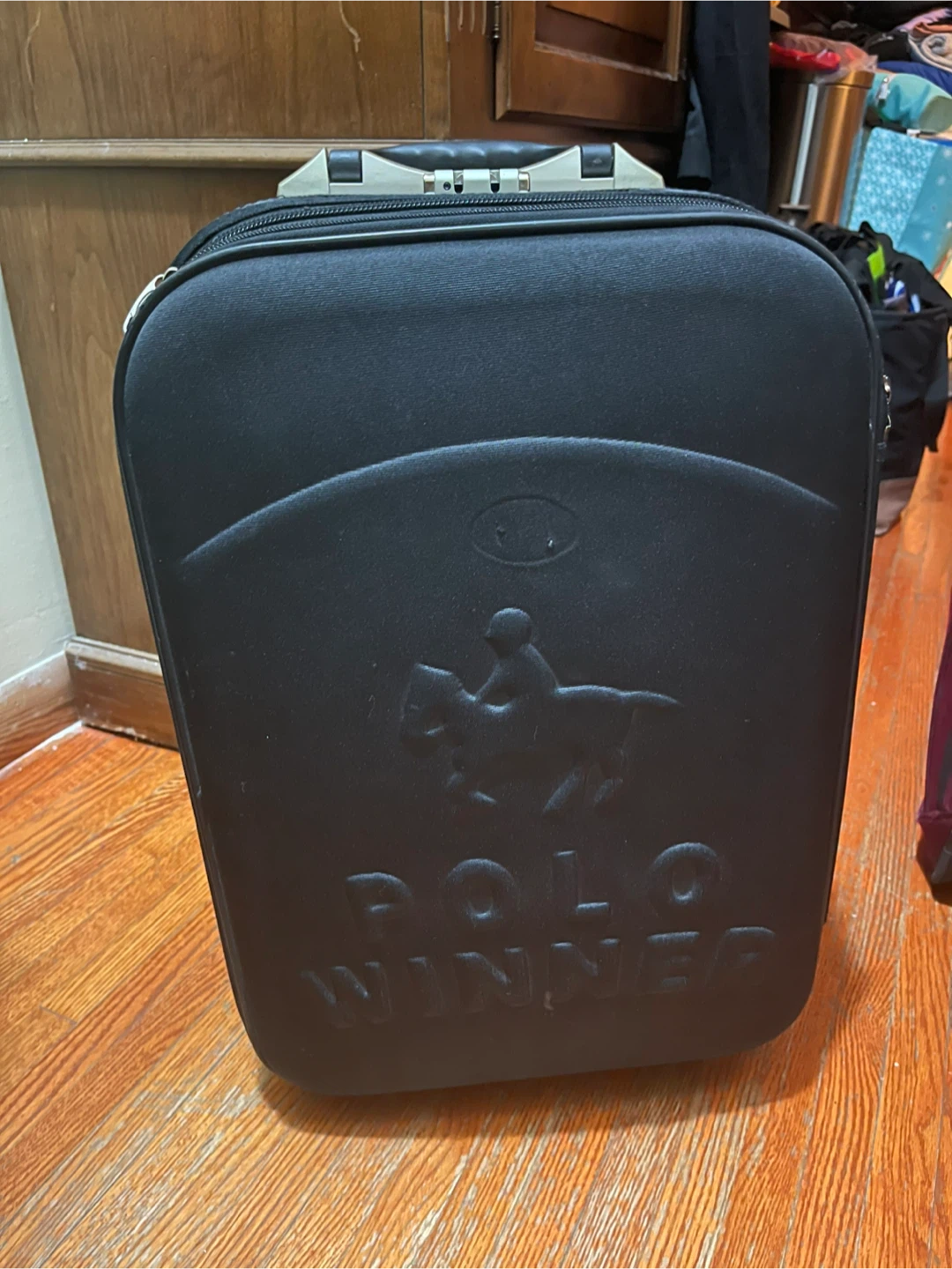Black Polo Winner Rolling Luggage carry on - photo 2