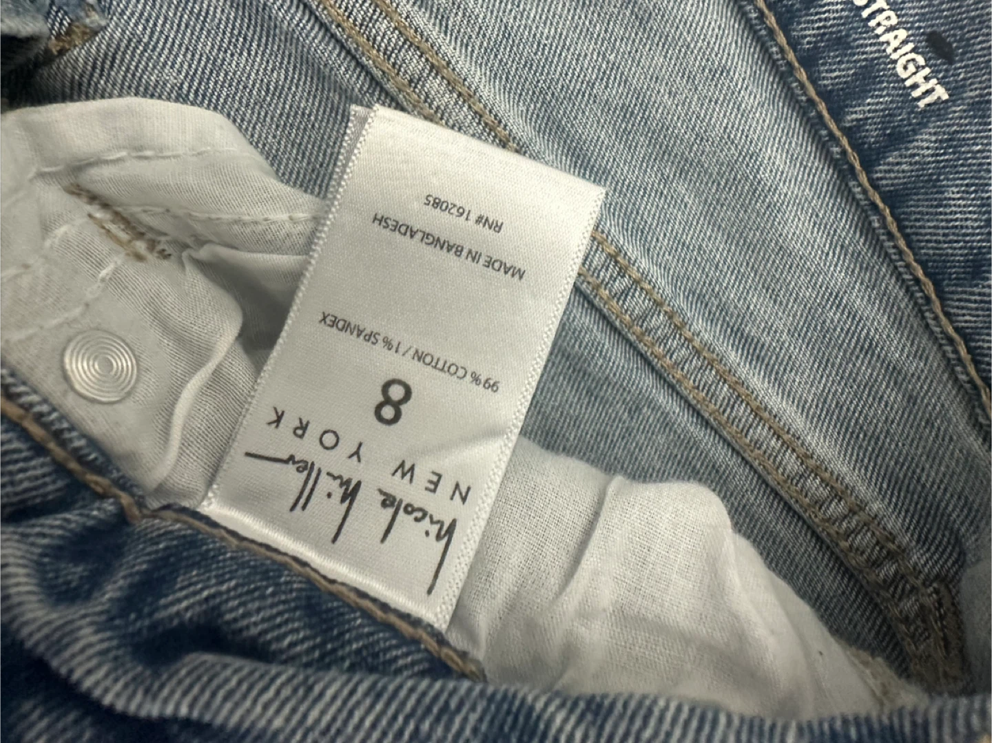 Nicole Miller Relaxed Straight Jeans Size 8 - photo 5