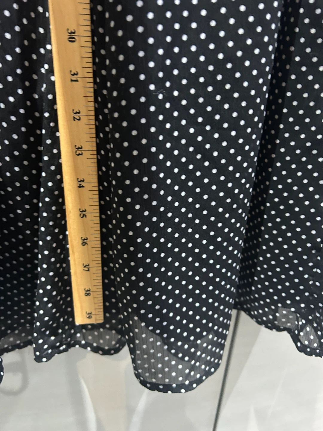 Black Polka Dot Flare Pants - photo 5