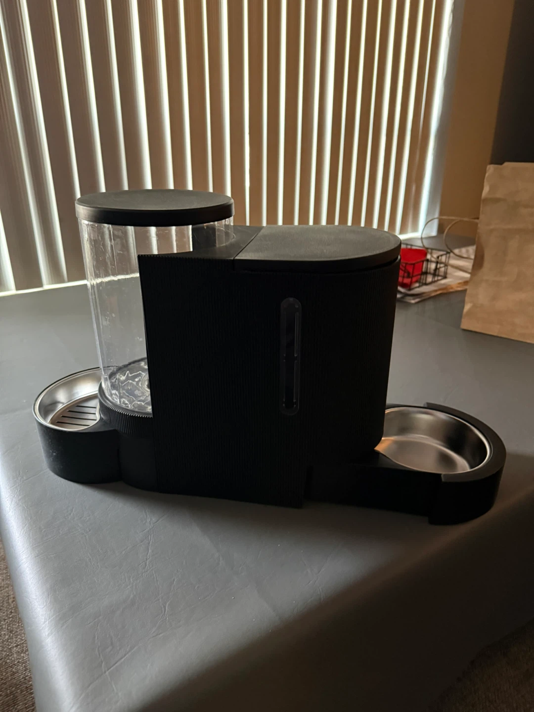 Whisker City 2-in-1 Gravity Pet Feeder & Waterer