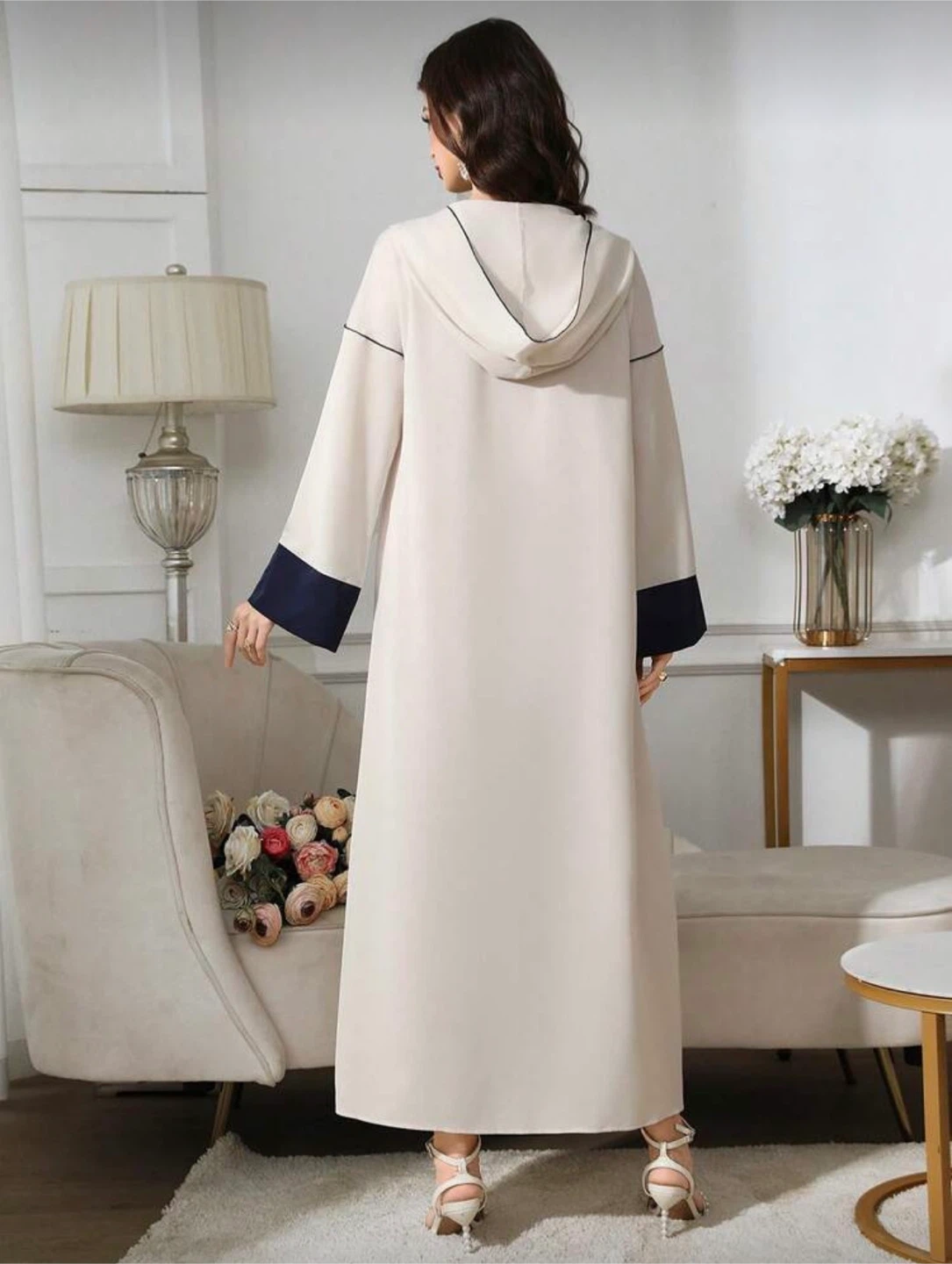 Women's Embroidered Hooded abaya/dress - photo 5