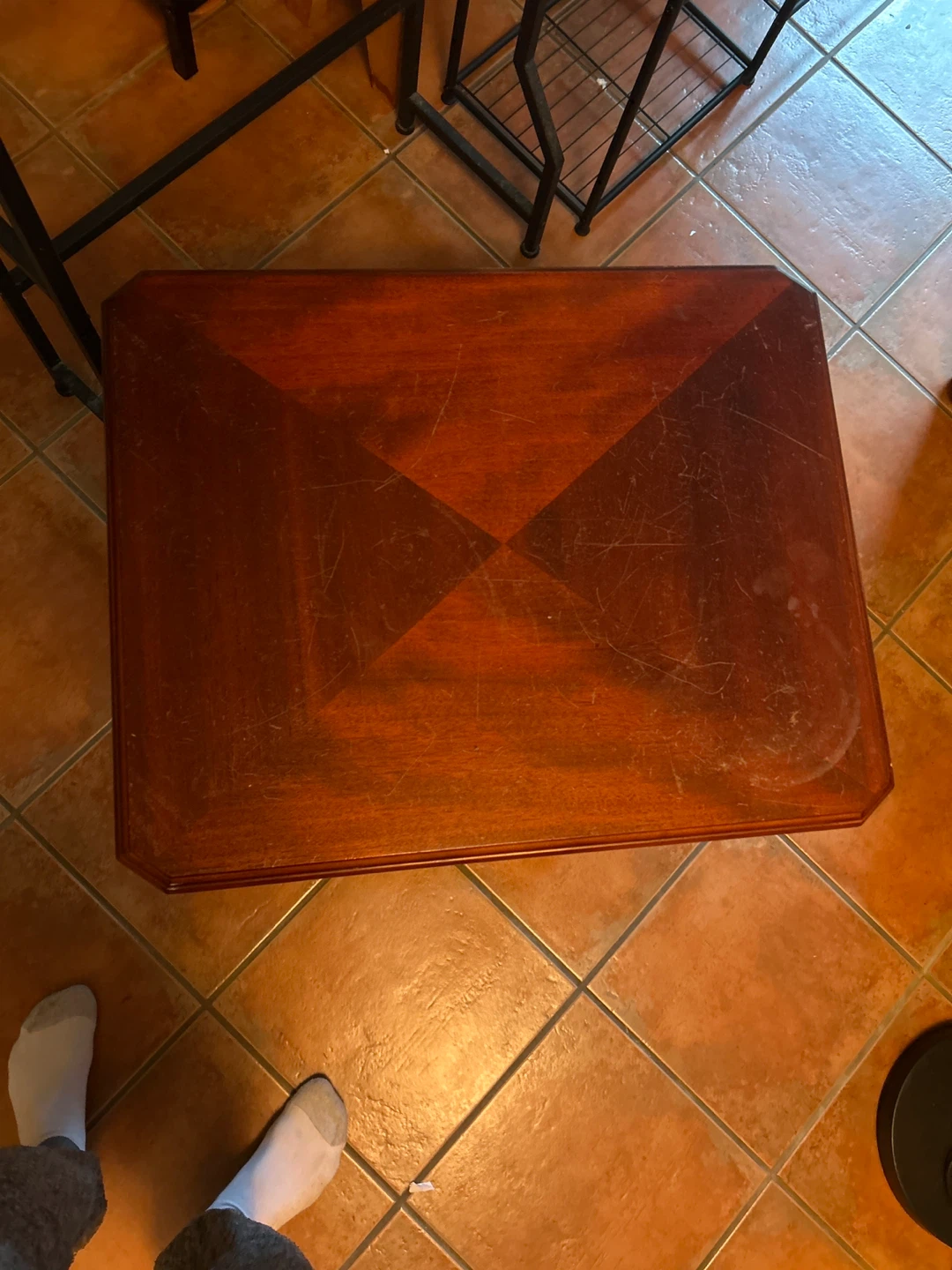 3 tier wooden side table - photo 2