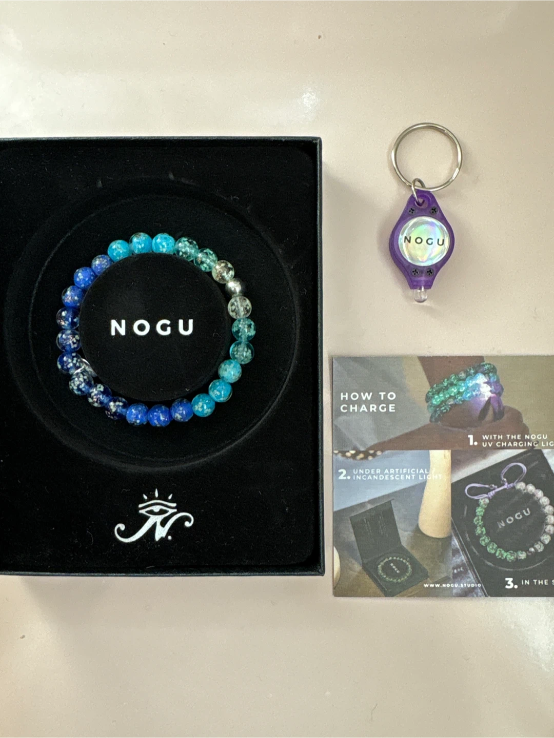 NOGU UV Colour Changing Beaded Bracelet - photo 2
