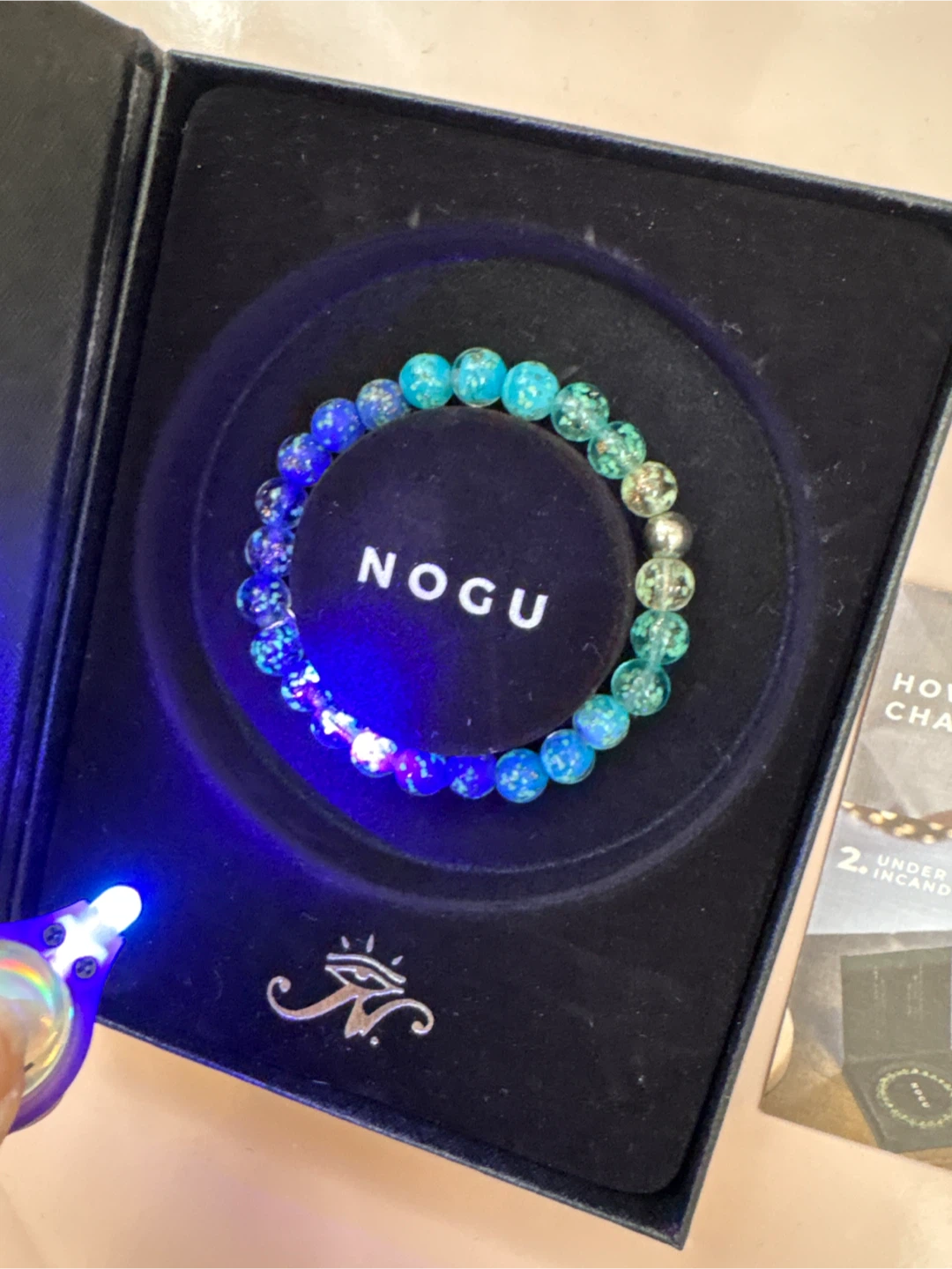 NOGU UV Colour Changing Beaded Bracelet