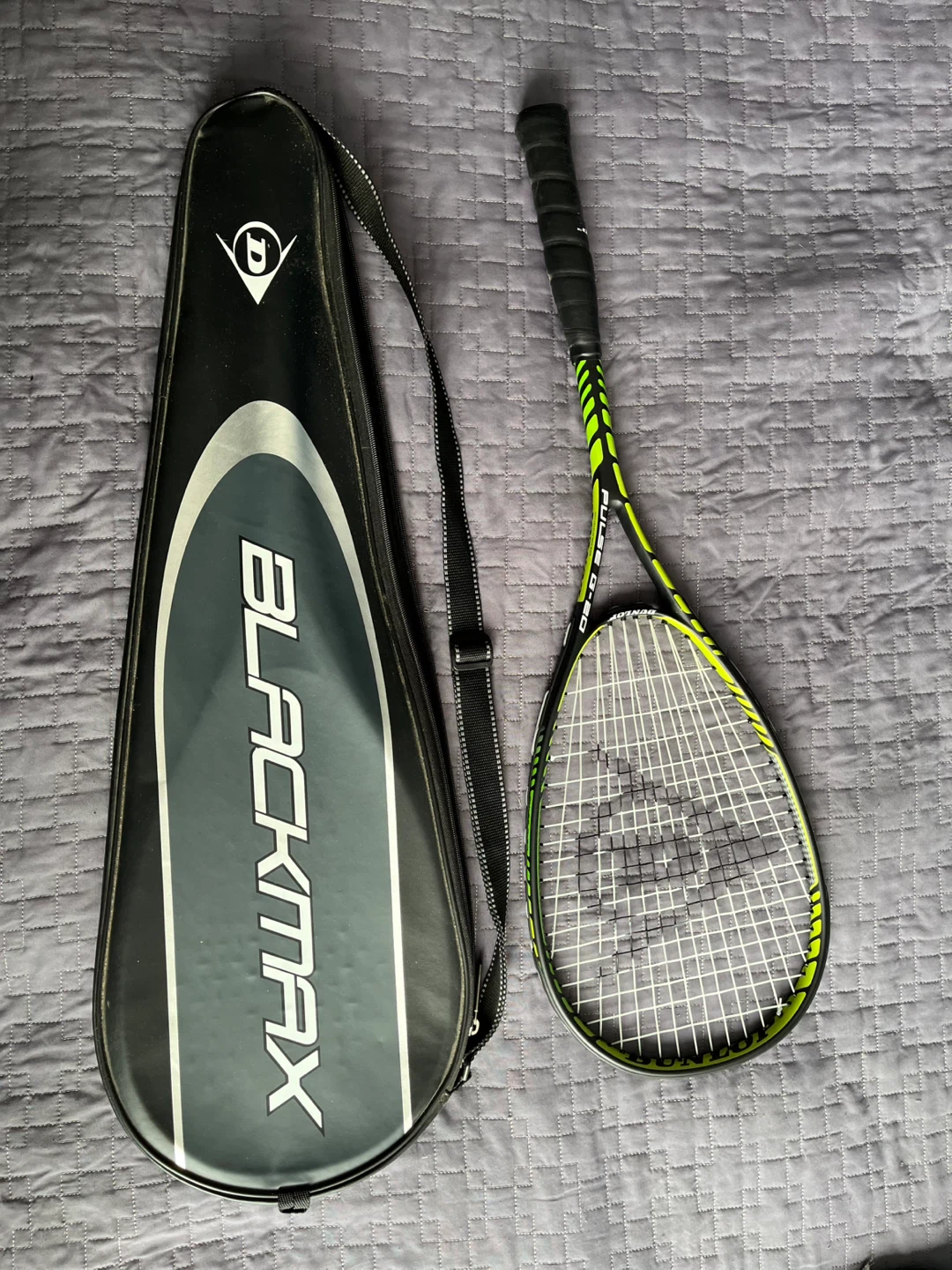 Dunlop Blackmax Pulse G-20 Squash Racquet with Case