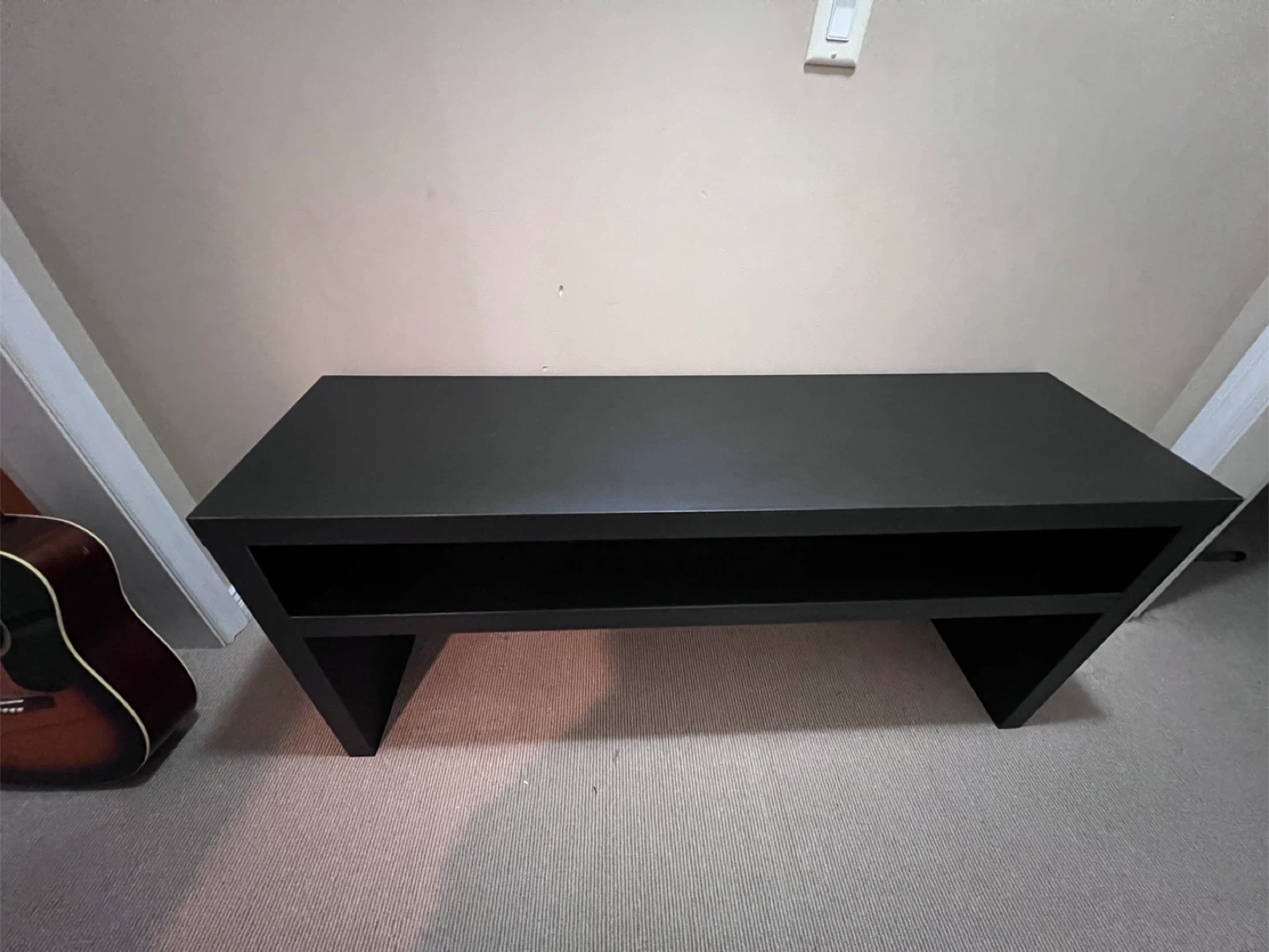 Black Media Console / Bench