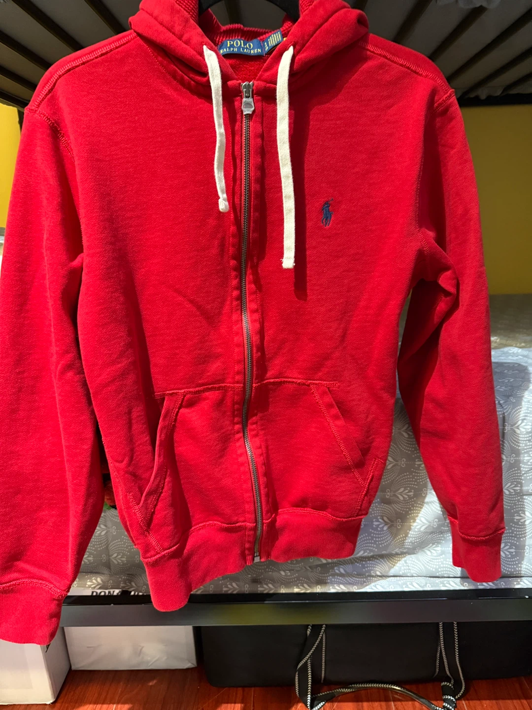 Polo Ralph Lauren Red Zip-Up Hoodie