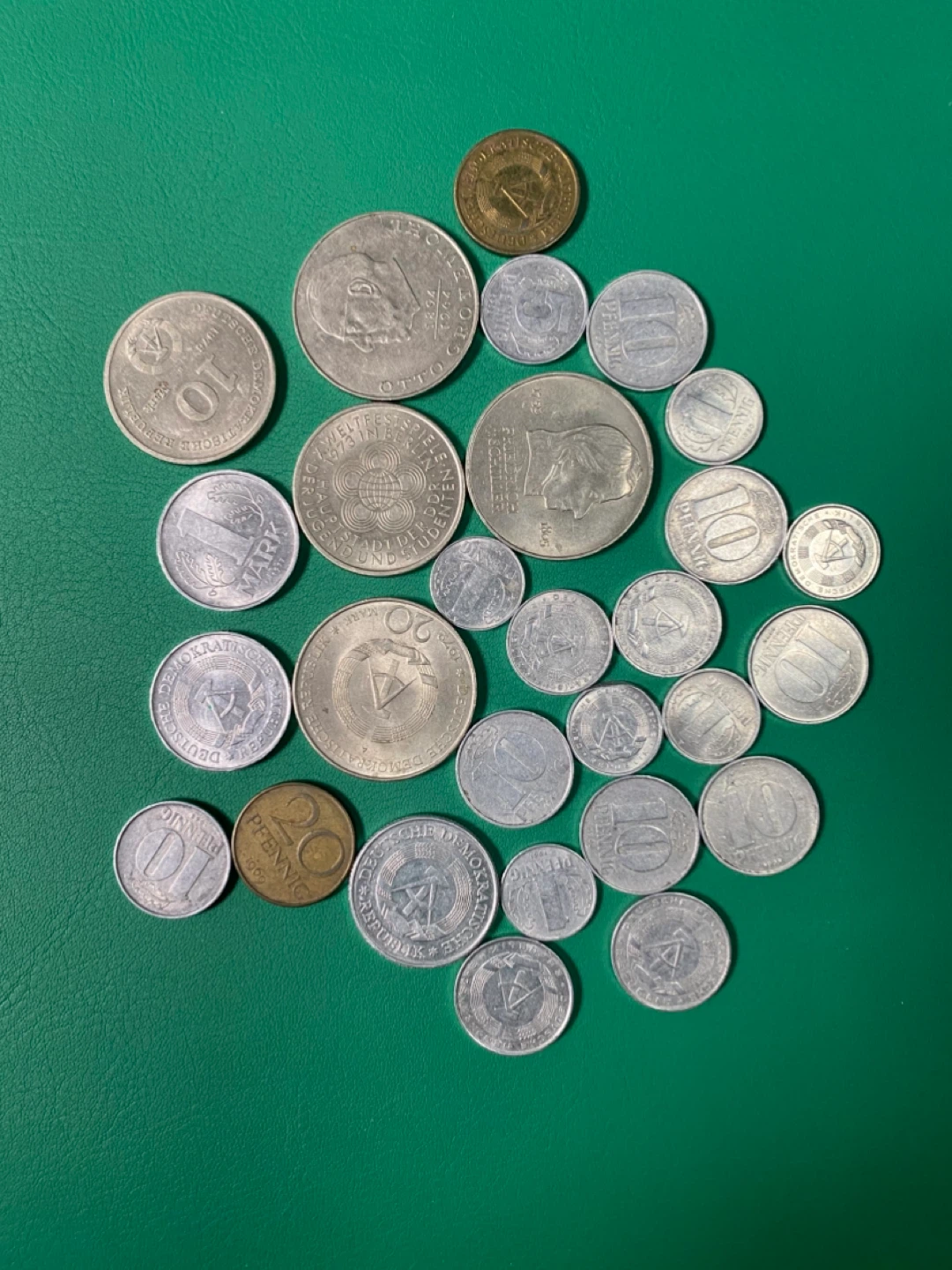Collection of East German Coins