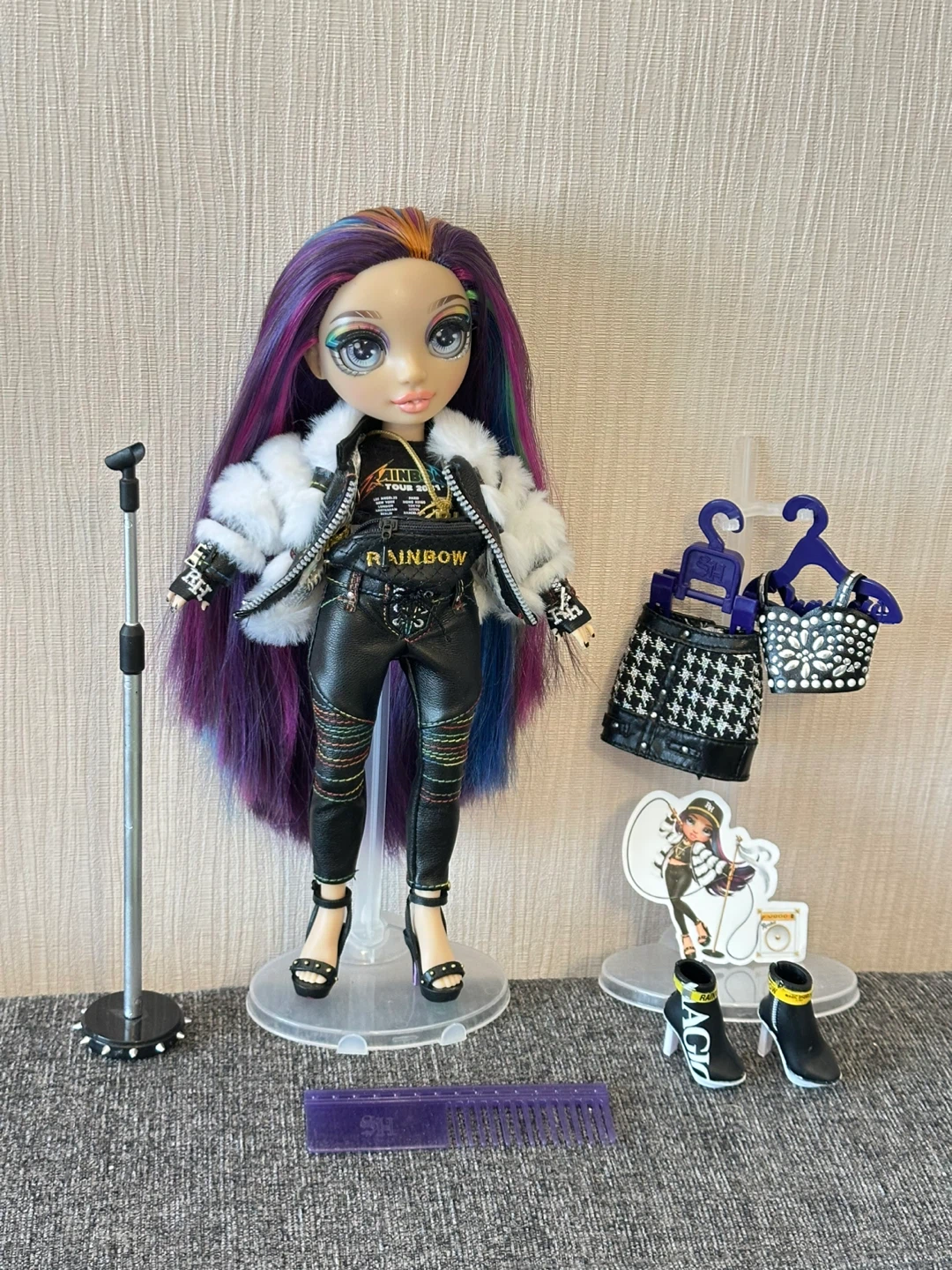 Super Rare Rainbow High Lyric Lucas Rockstars doll