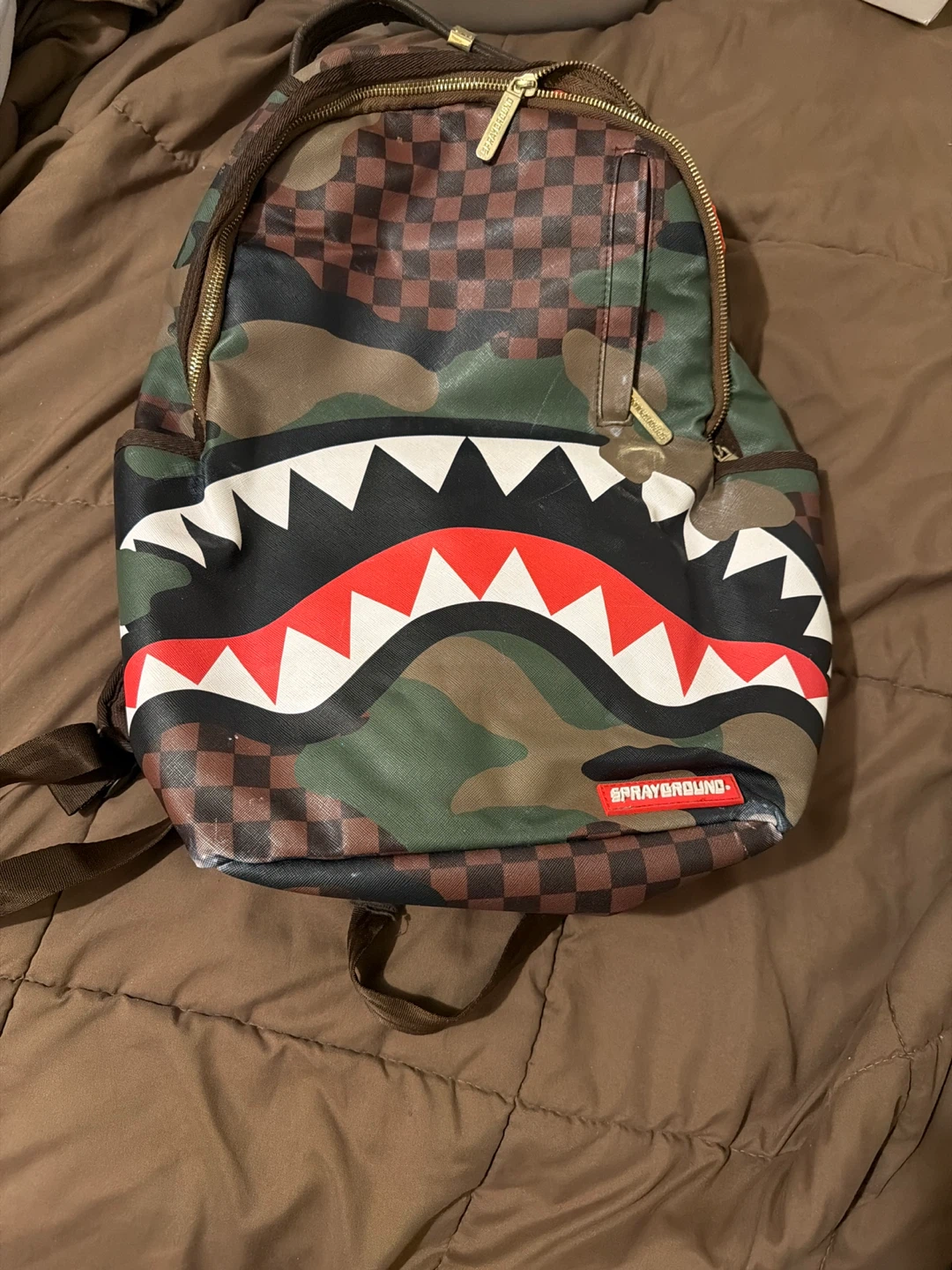 Sprayground Shark Camo Backpack