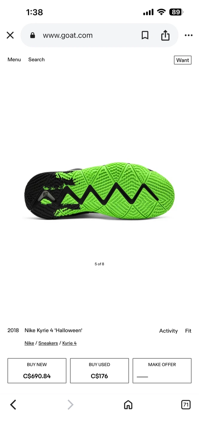 Nike Kyrie 4 "Halloween" Basketball Shoes - photo 5