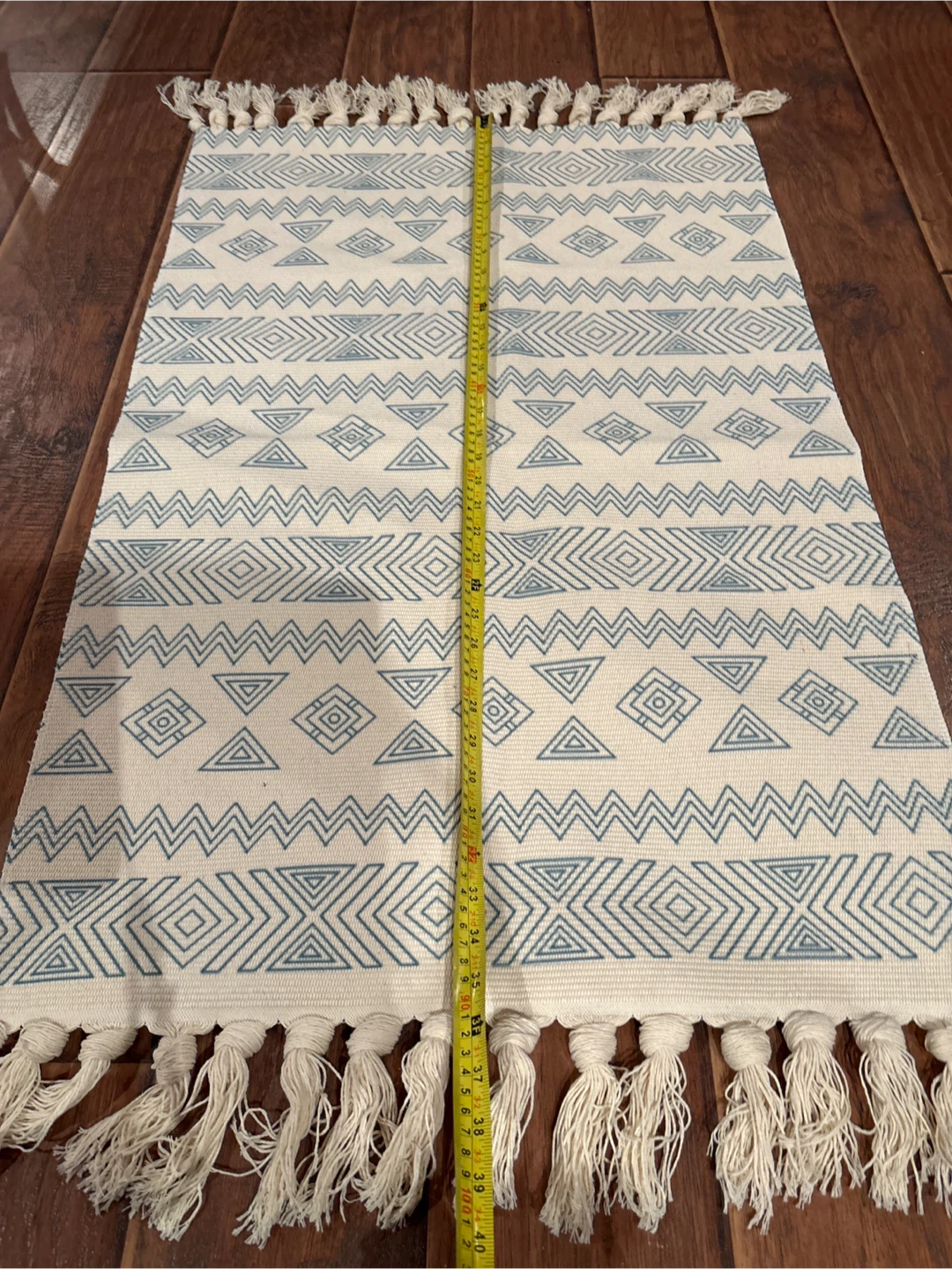 Boho Style Runner Rug with Tassels - photo 2