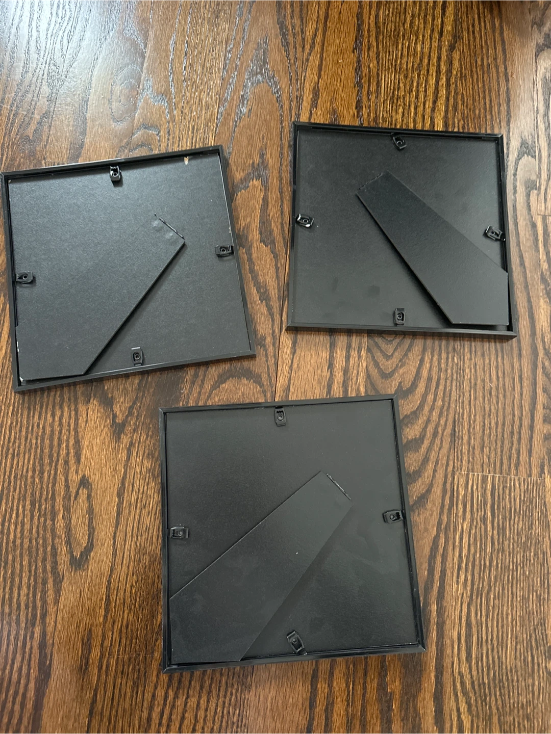 Set of 3 Black Square Picture Frames - photo 2