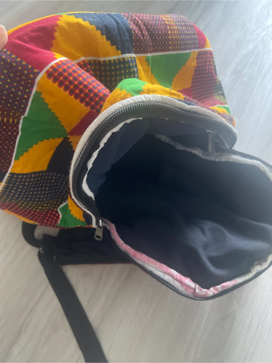 Hand made Kente Cloth Backpack - photo 3