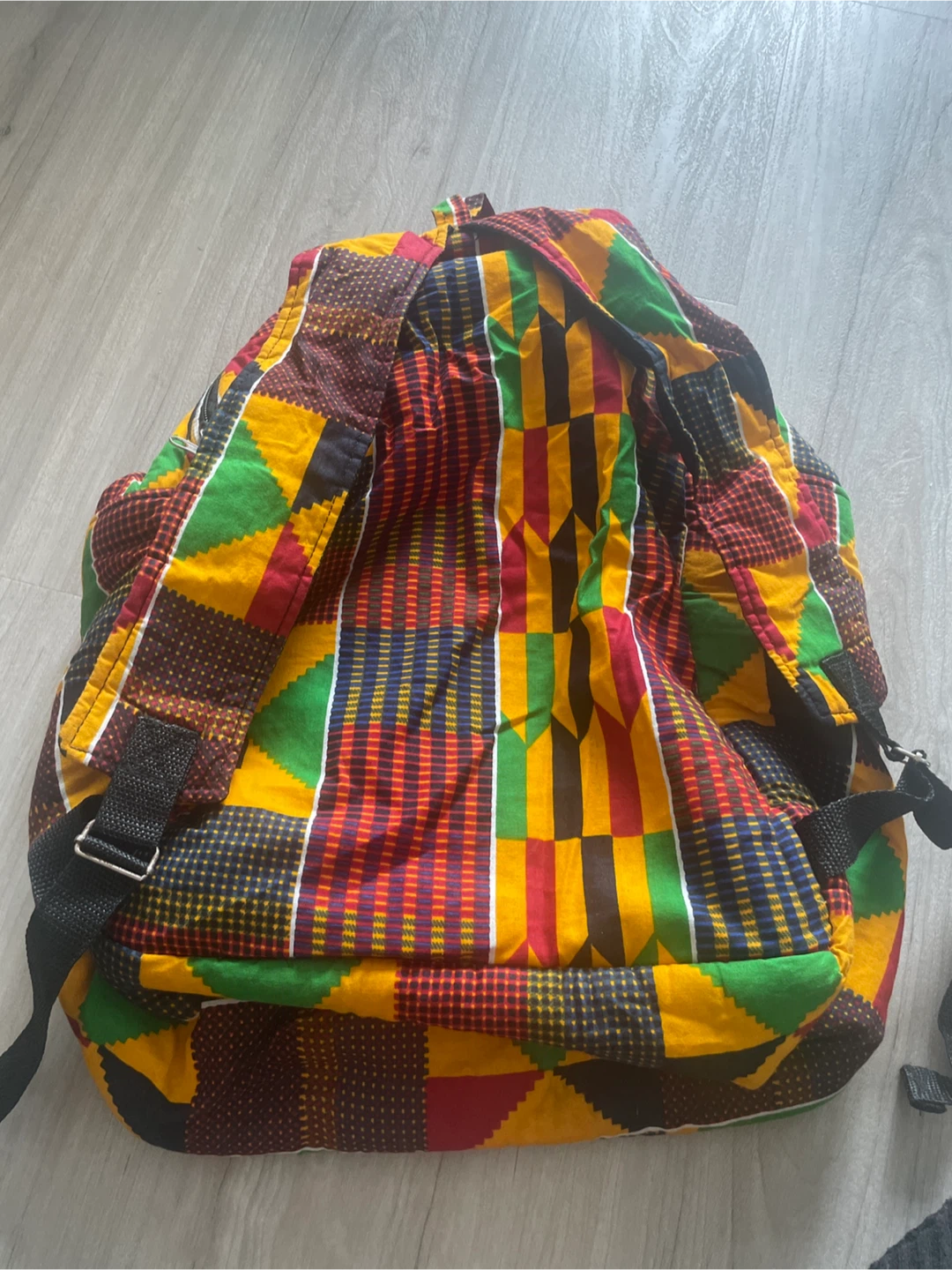 Hand made Kente Cloth Backpack - photo 2