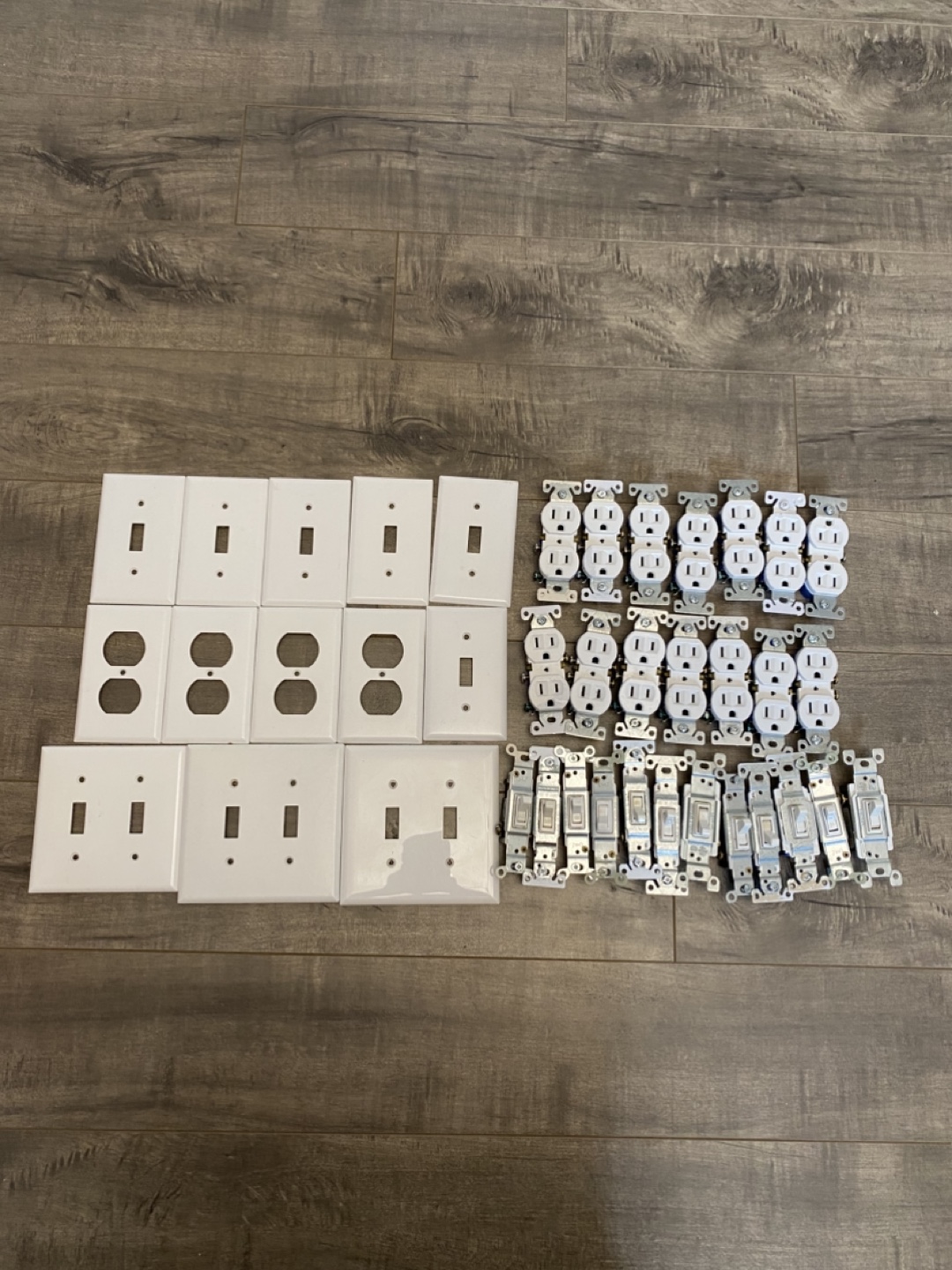 Assorted Light Switches and Outlet Covers