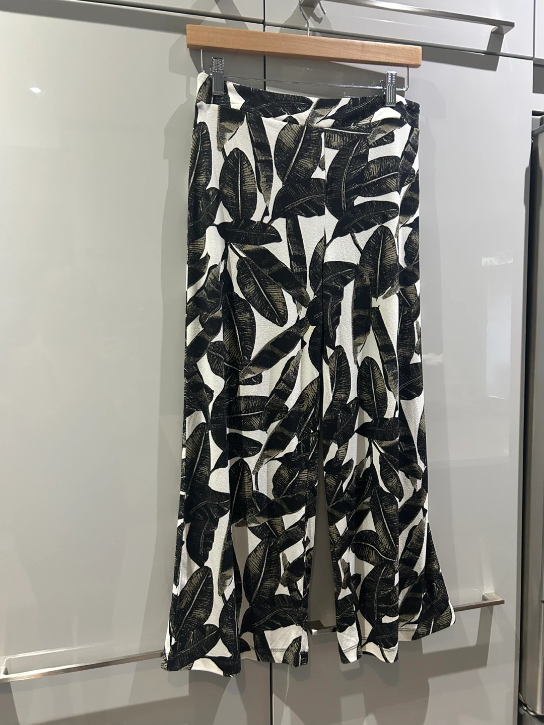 Leaf Print Pants
