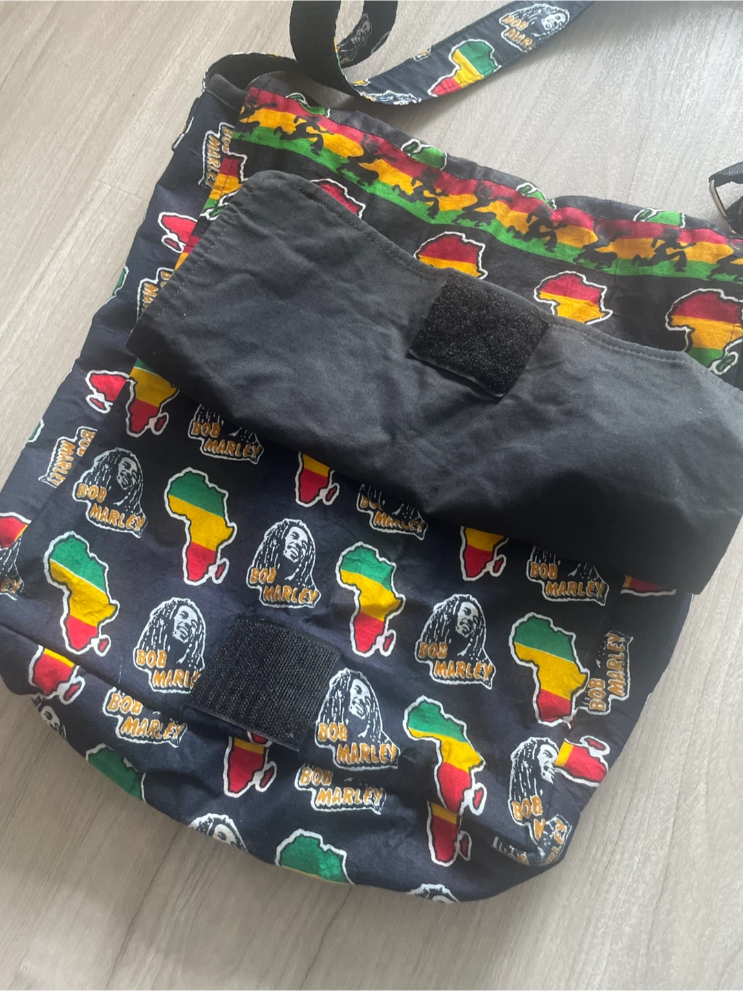 Hand made Bob Marley African Map Messenger Bag - photo 2