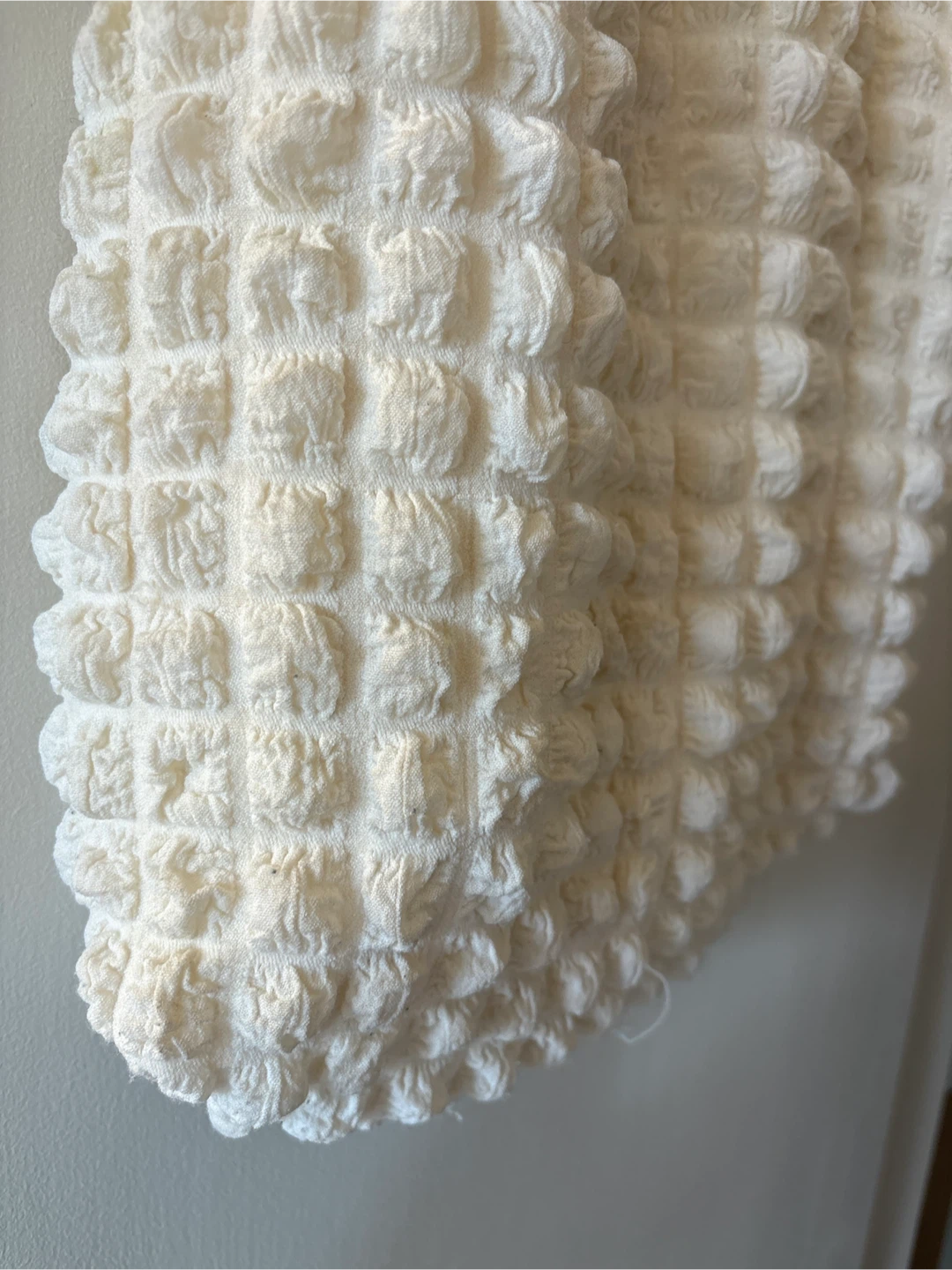 Cream Textured Hobo Bag - photo 2