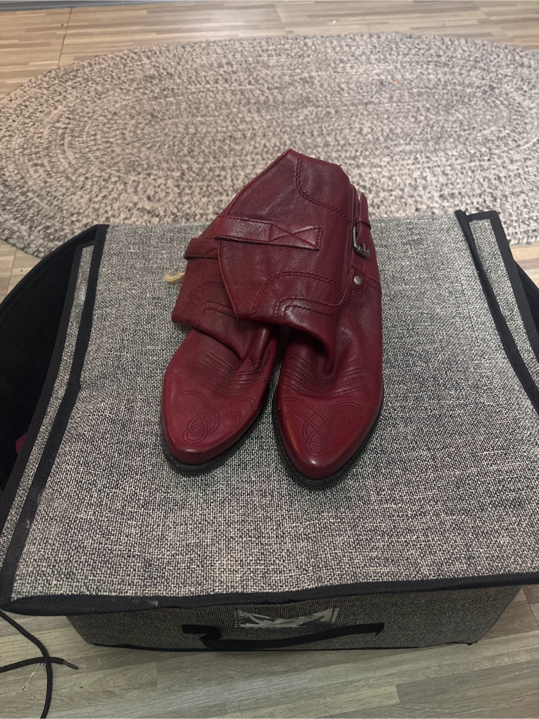 Red Franco Sarto Cowboy boots