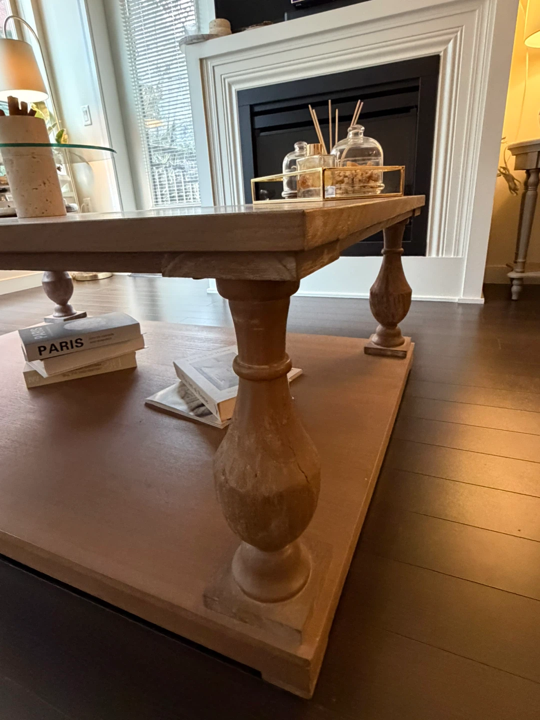 Wooden Coffee Table with Lower Shelf - photo 3