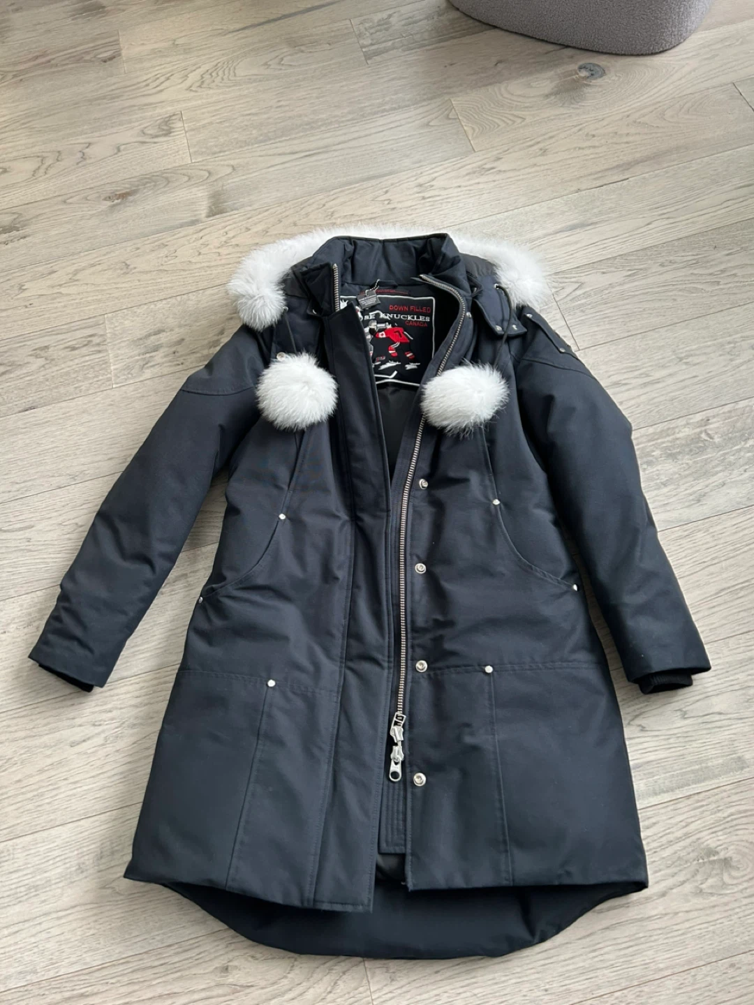 Authentic Moose Knuckles women’s parka size medium and hat