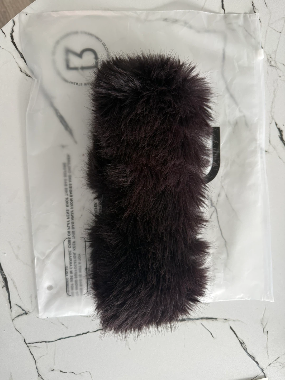 Rudsak Faux Fur Headband - Bordeaux color - photo 2