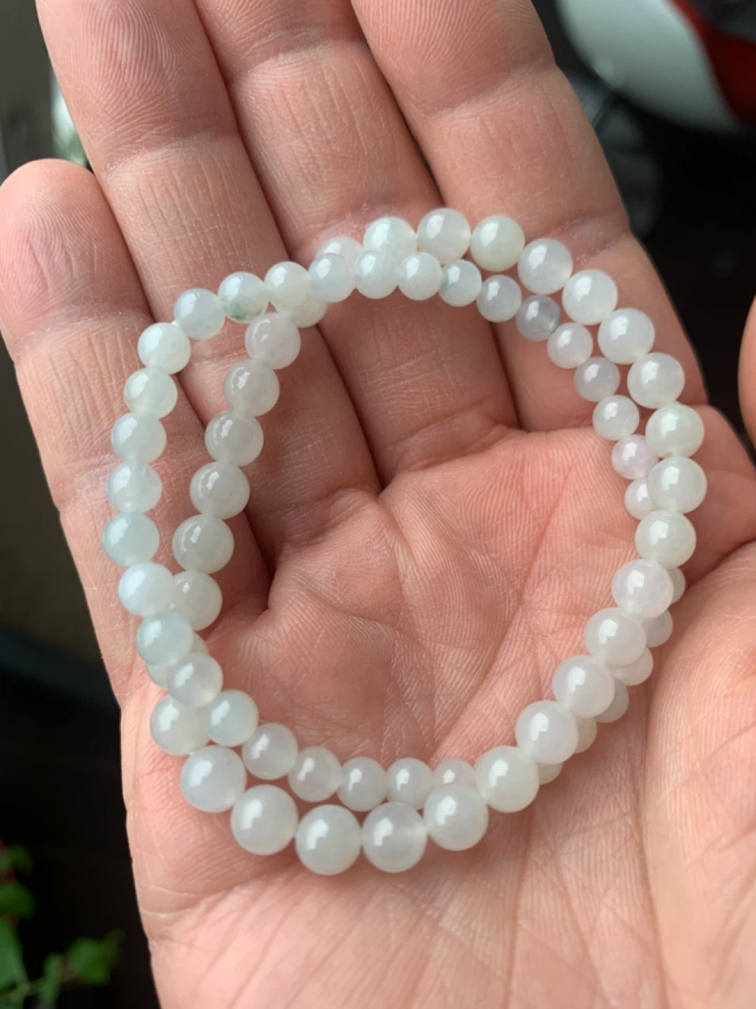 Certified Grade A Pearl Luster Nuobing Jade Set - photo 2