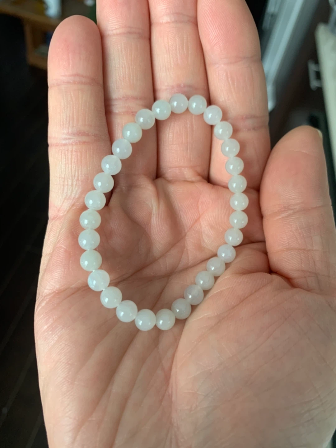 Certified Grade A Pearl Luster Nuobing Jade Set - photo 4