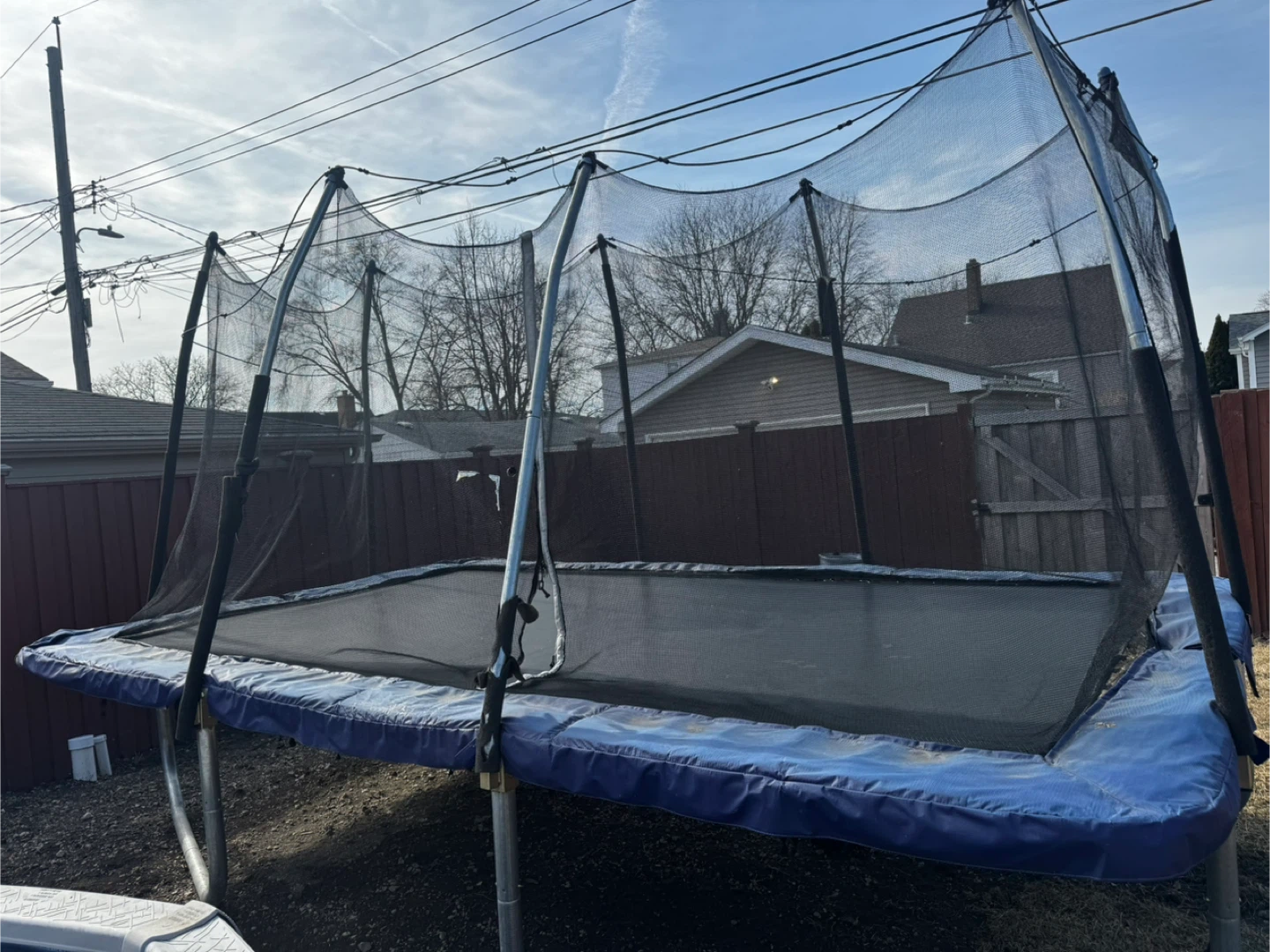 Trampoline with Safety Net Enclosure