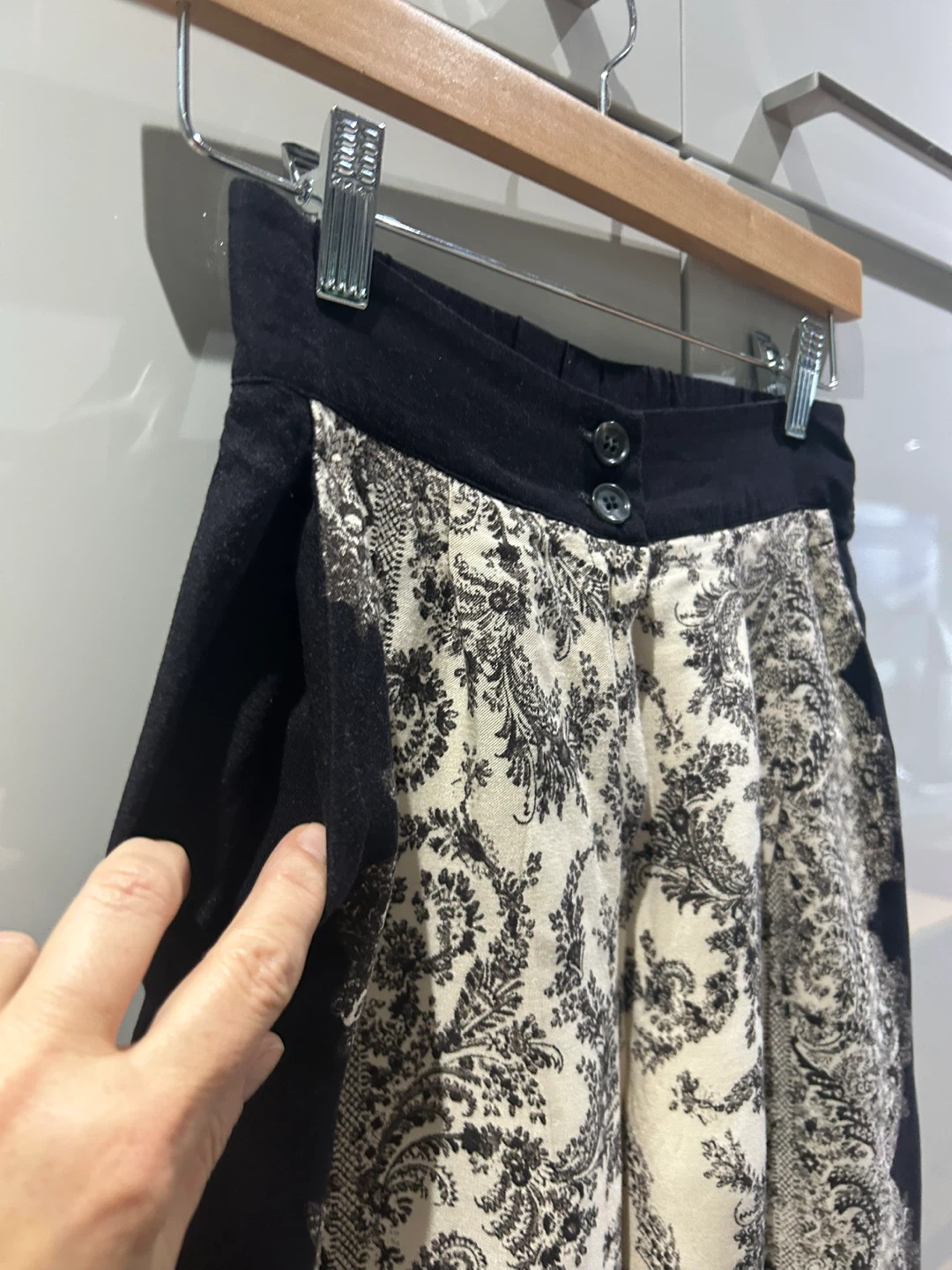 H&M Patterned Wide Leg Pants - photo 3