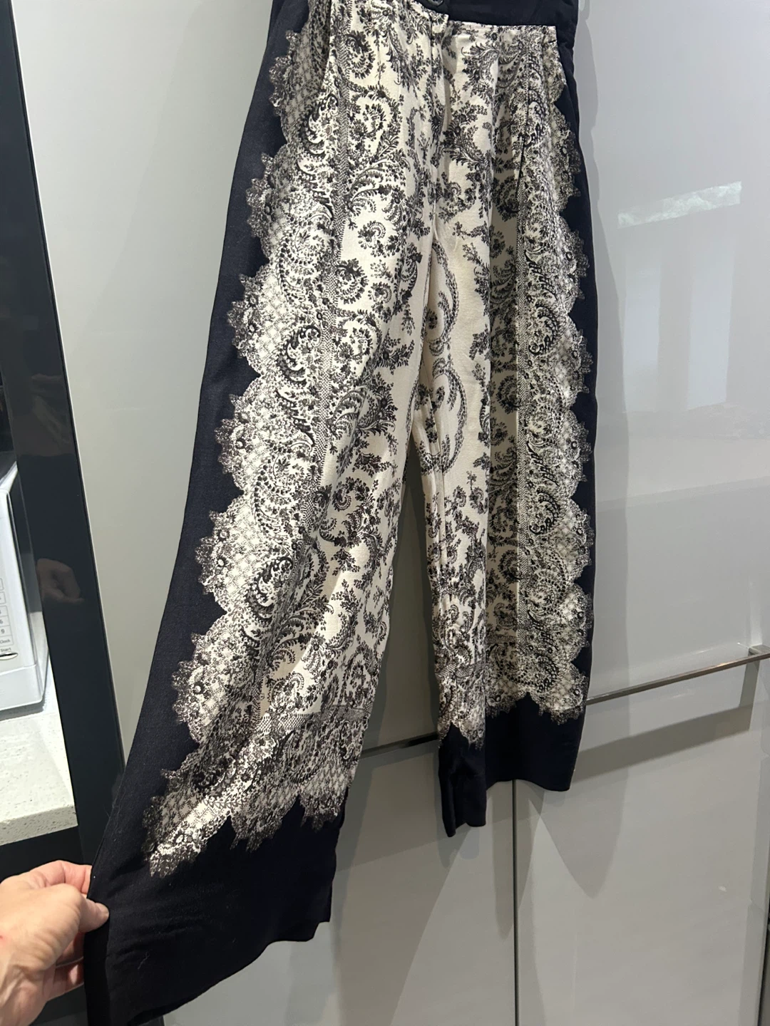 H&M Patterned Wide Leg Pants - photo 2
