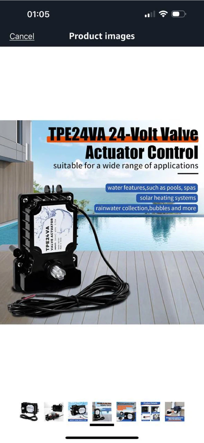 Euluese TPE24VA 24V Pool Valve Actuator – NEW - photo 4