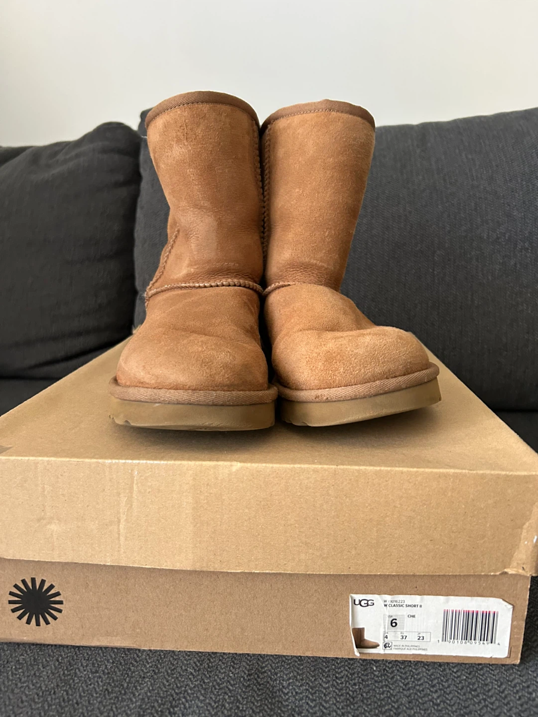 UGG Classic Short II Boots - Women's Size 6 - Chestnut - photo 3