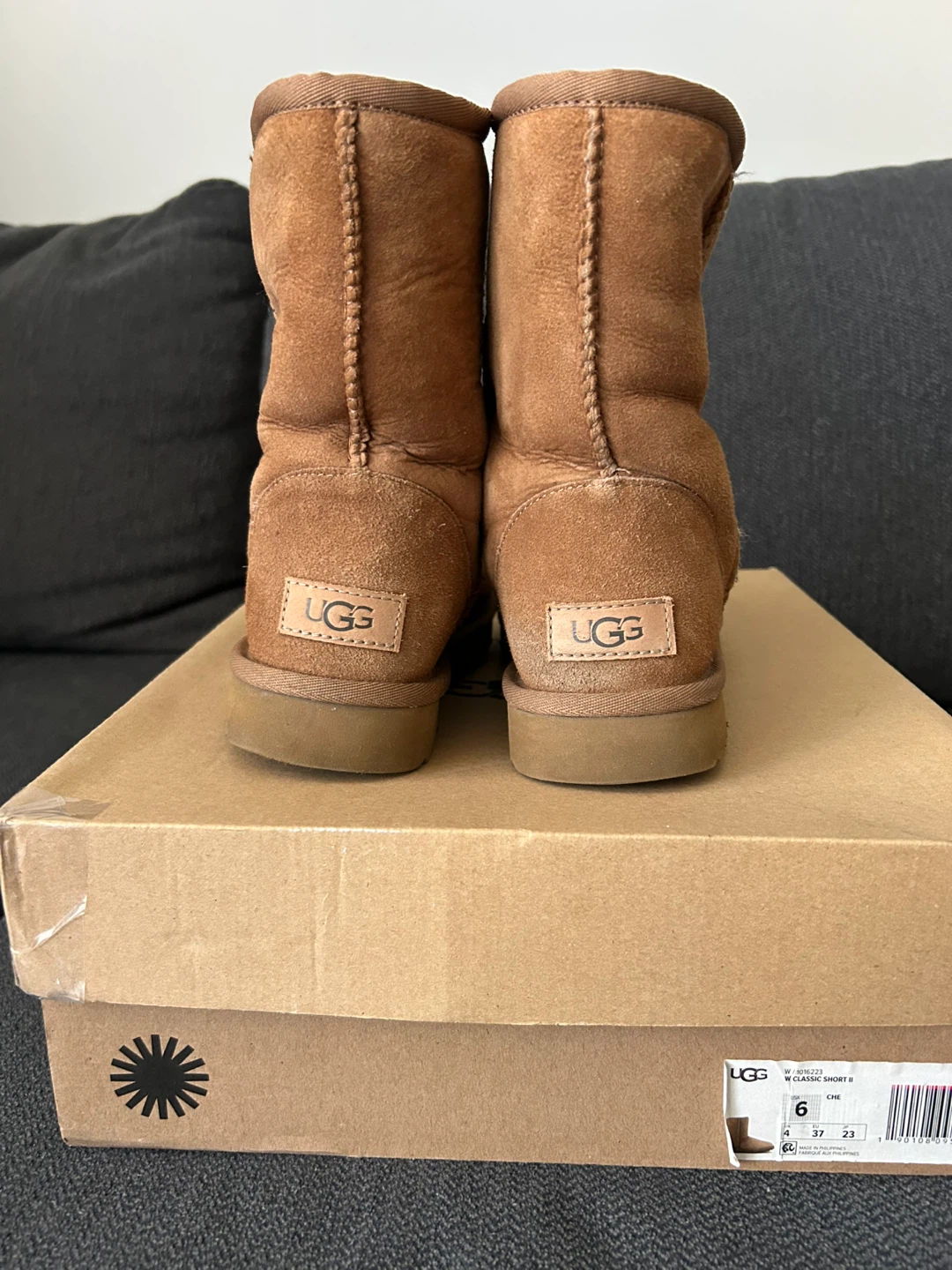 UGG Classic Short II Boots - Women's Size 6 - Chestnut - photo 2