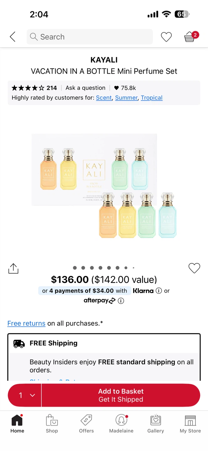 KAYALI Vacation in a Bottle Miniature Perfume Set - photo 3