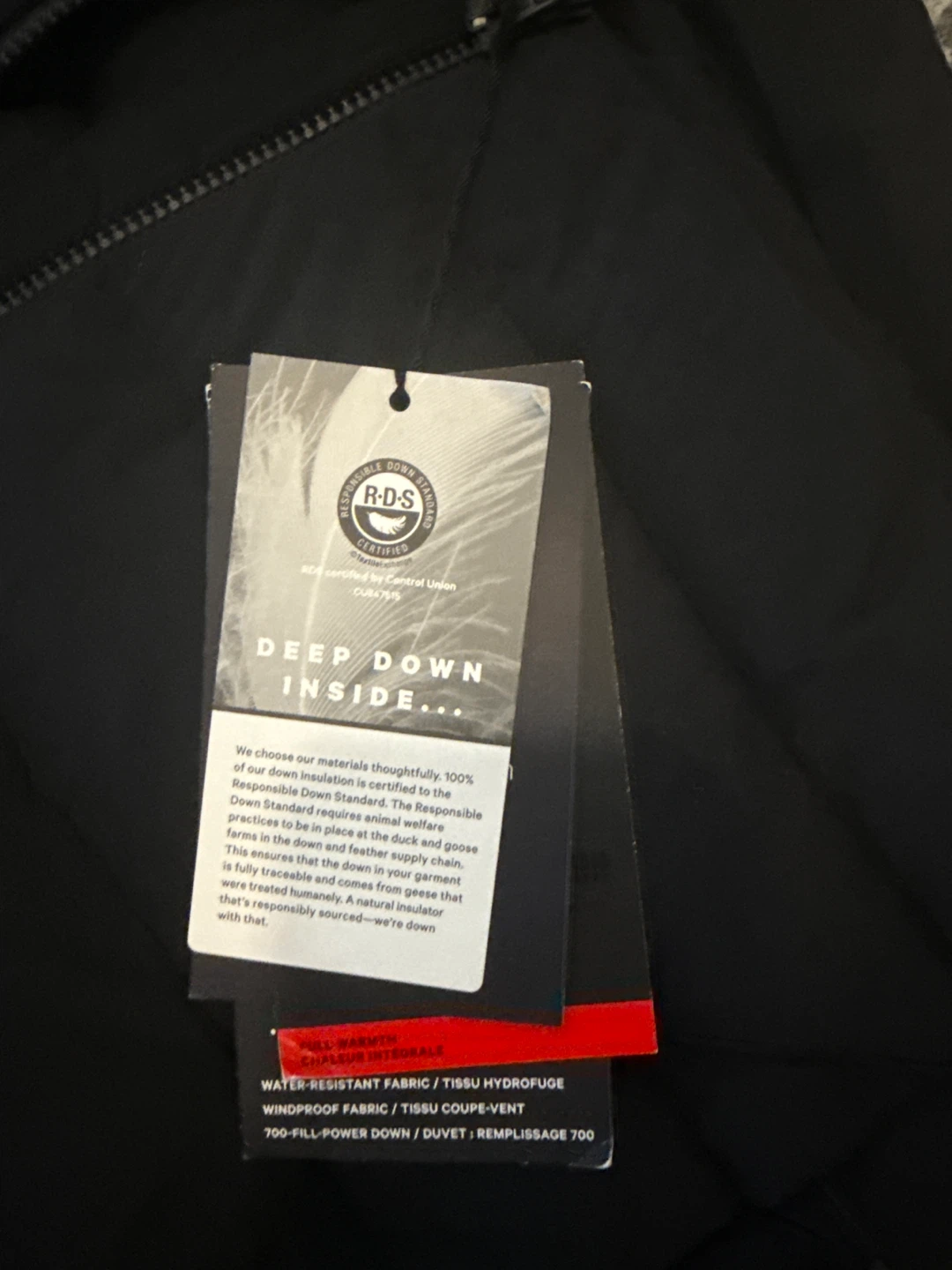 Lululemon Hooded Down Puffer Jacket Black - photo 3