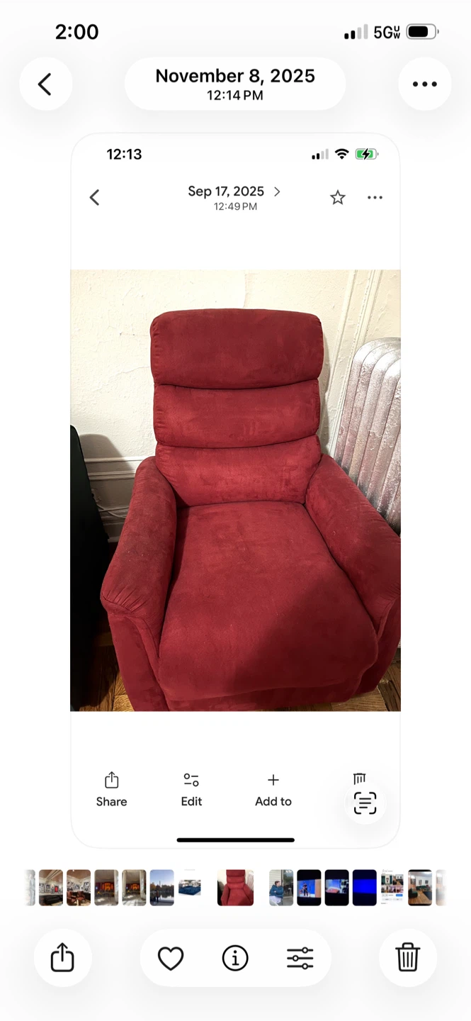 Red Recliner Chair