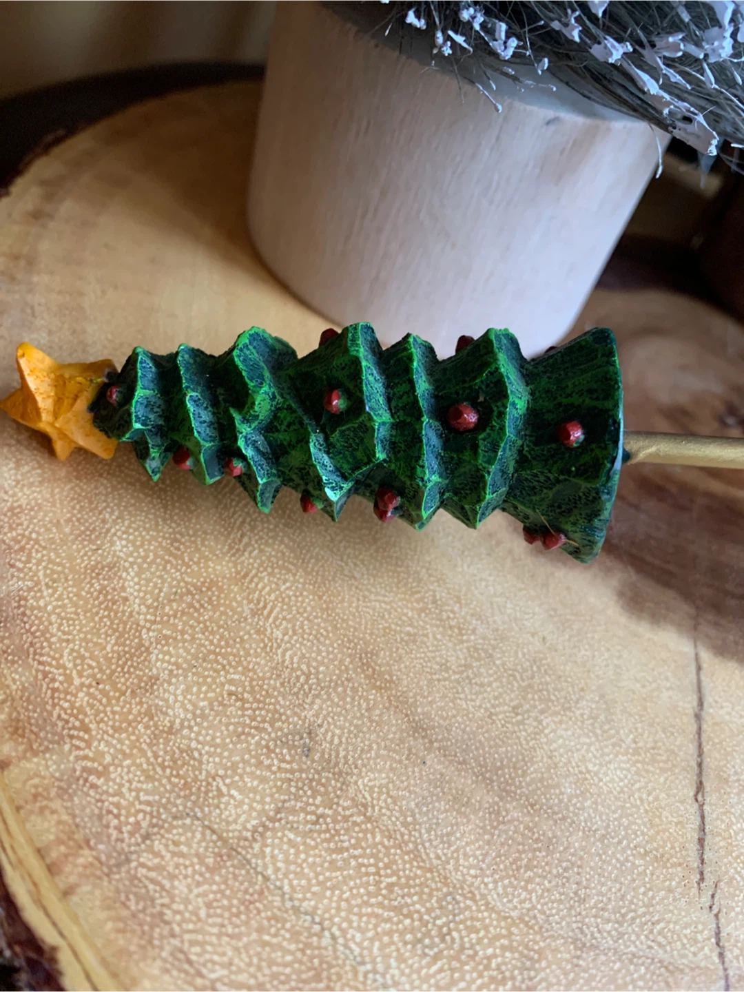 Vintage Debbie Mumm Santa Candle Snuffer🥕 - photo 5