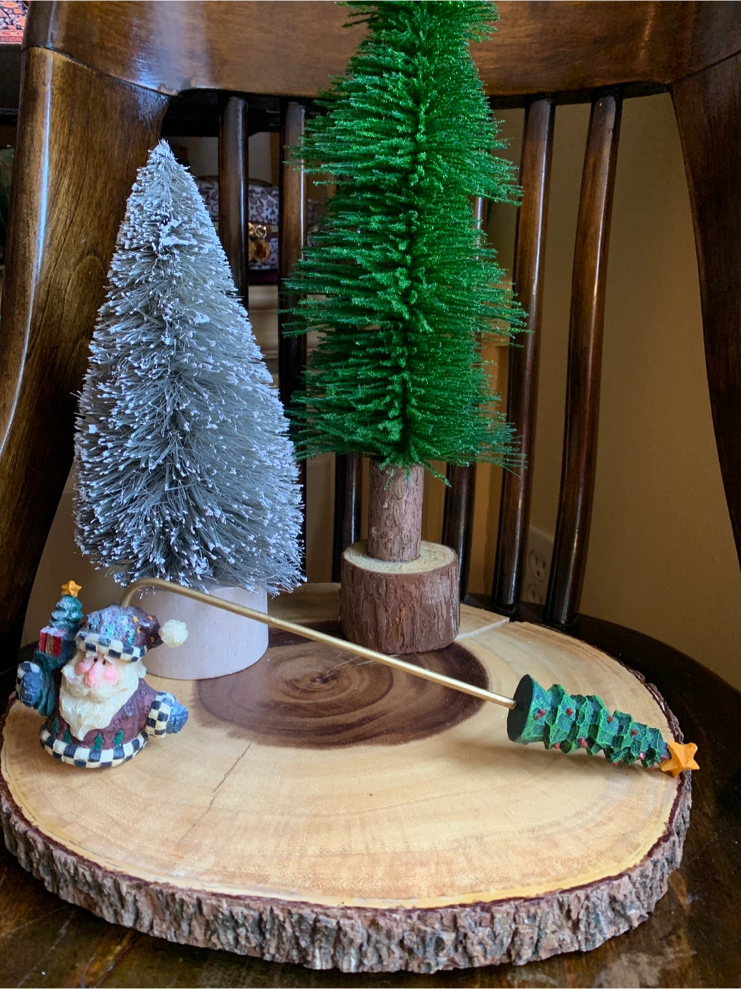 Vintage Debbie Mumm Santa Candle Snuffer🥕